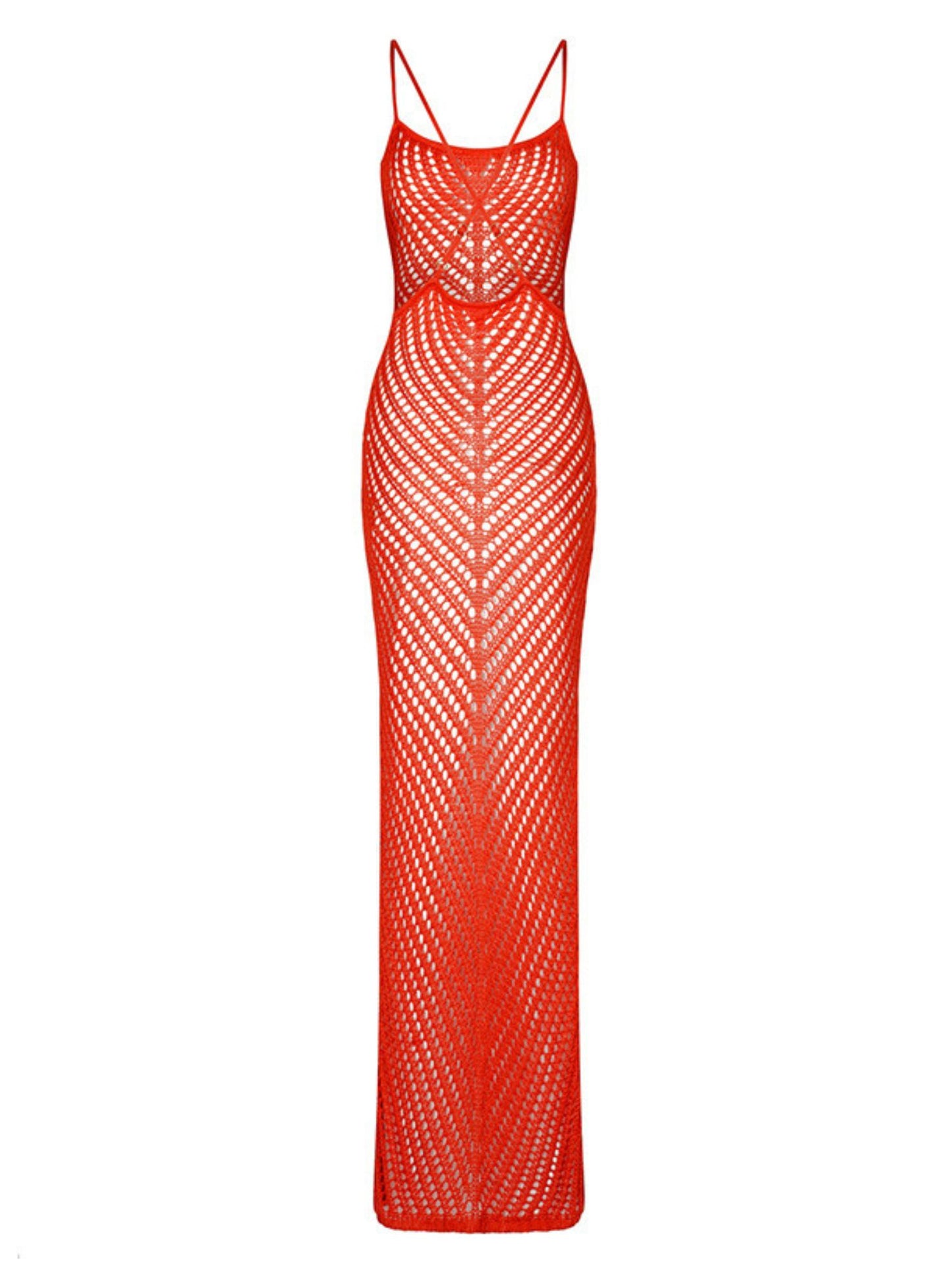Calypso Sunset Crochet Maxi Dress