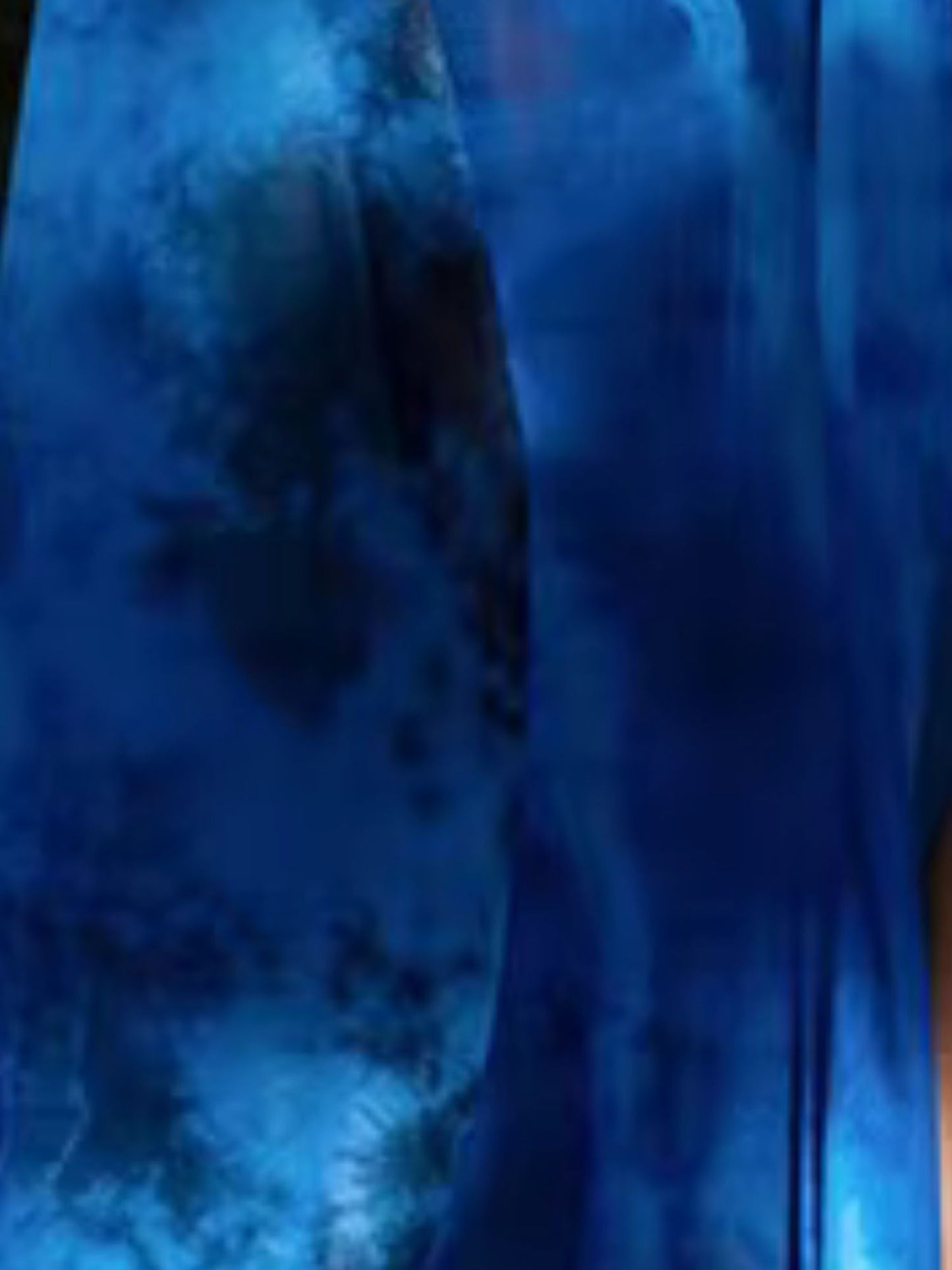 Blue Tie-Dye Monokini Set