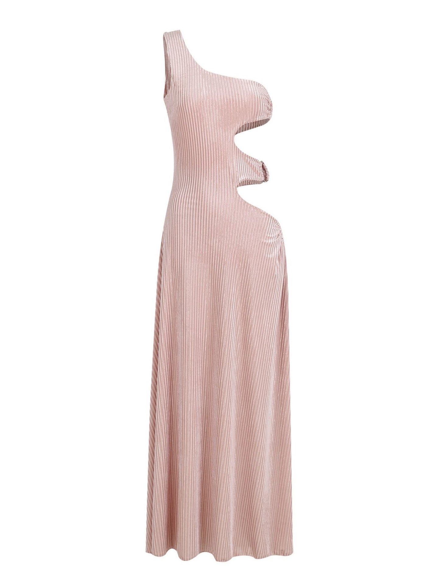 Shimmer Beachwear One-Shoulder Dress