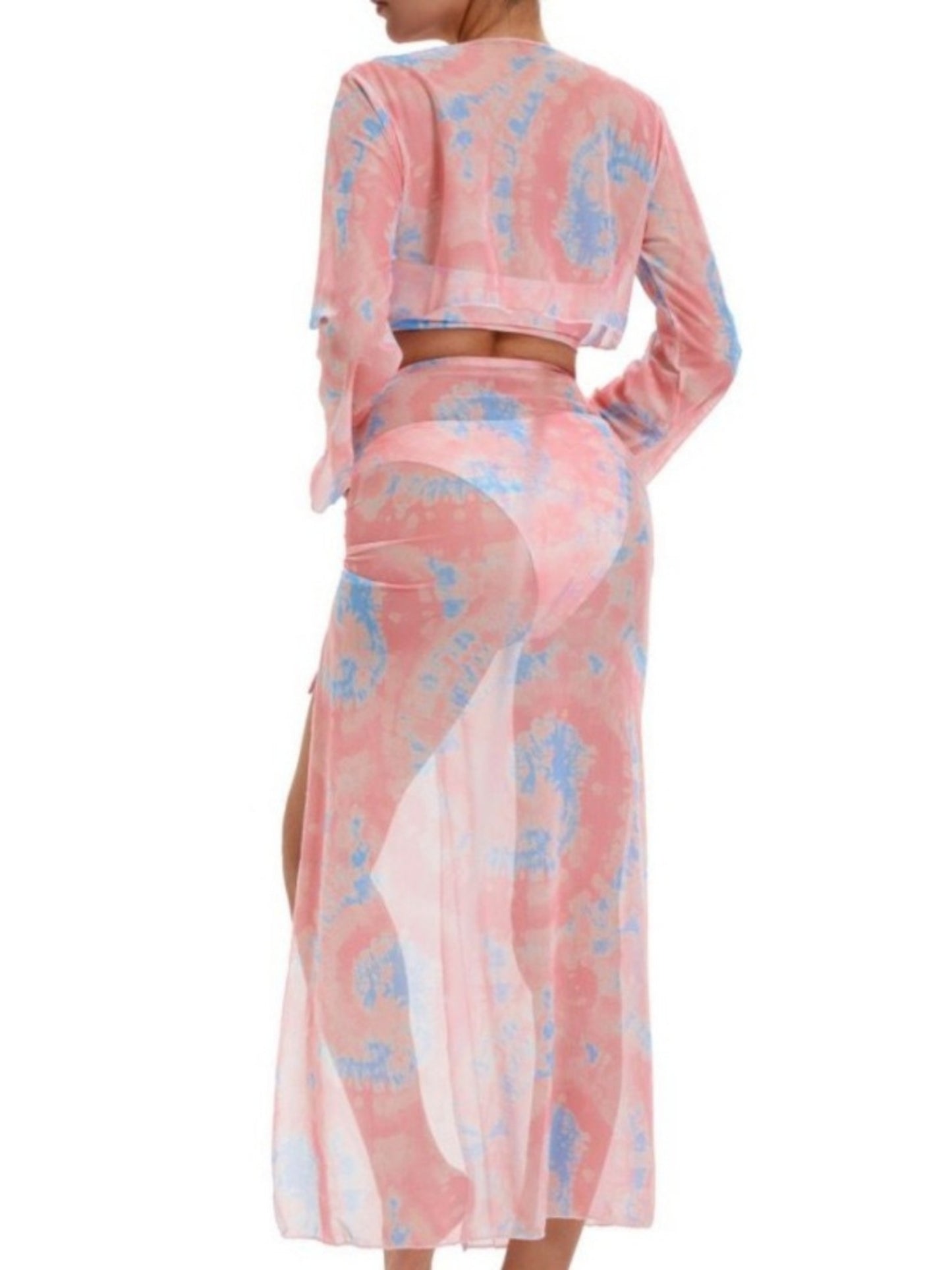 Pastel Tie-Dye Swimwear