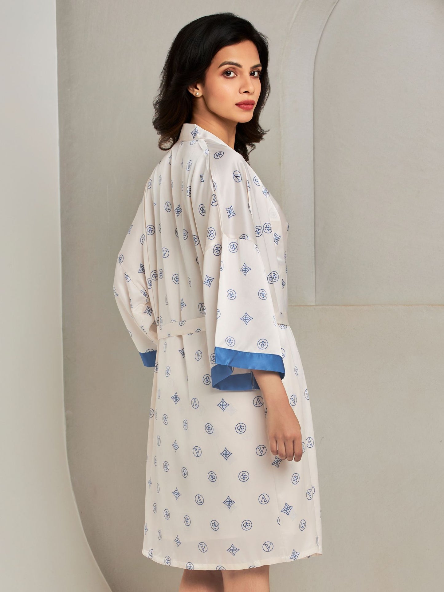 Robe Style Sleepwear Set For women