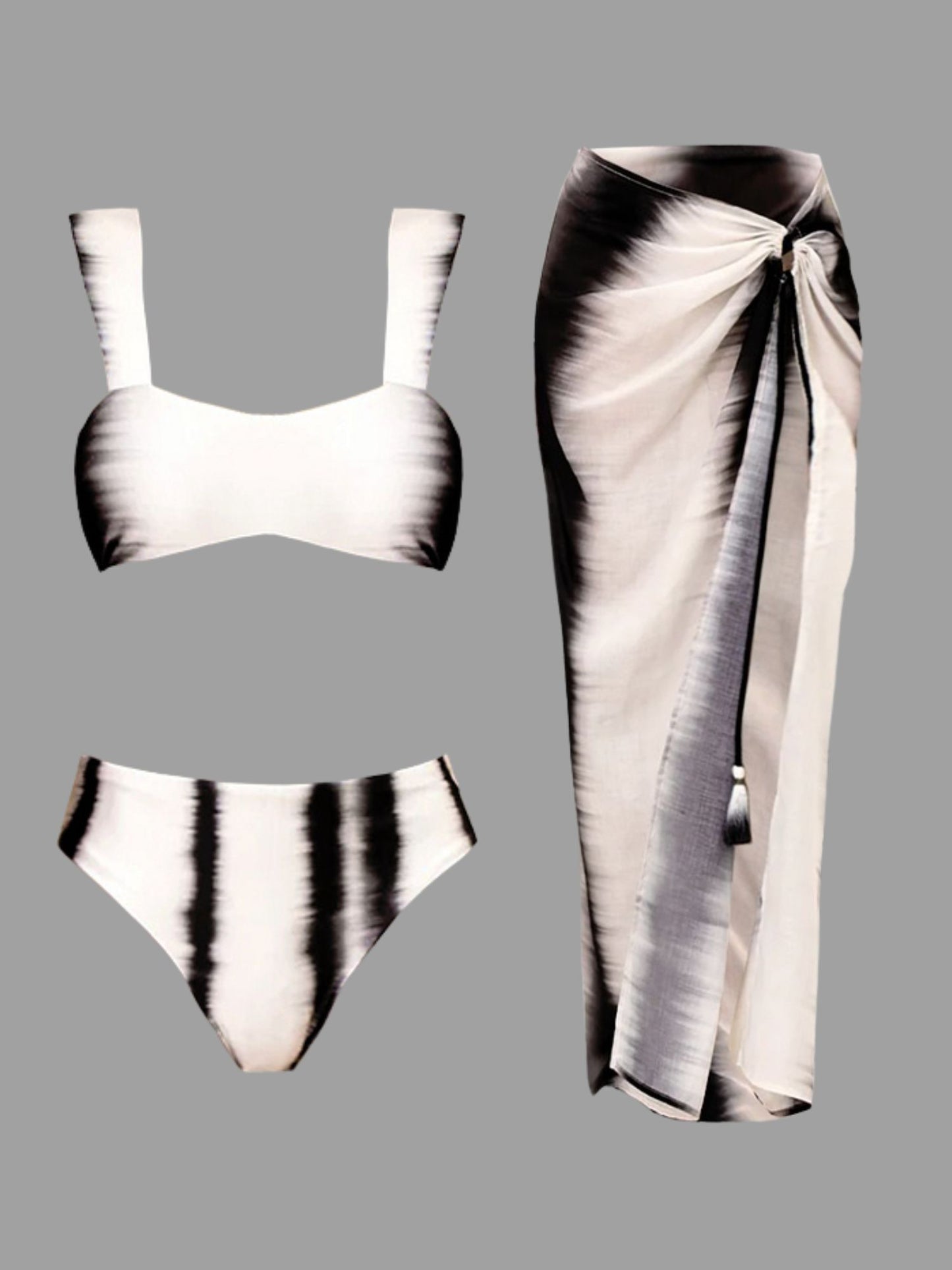 Monochrome Mirage Swimsuit