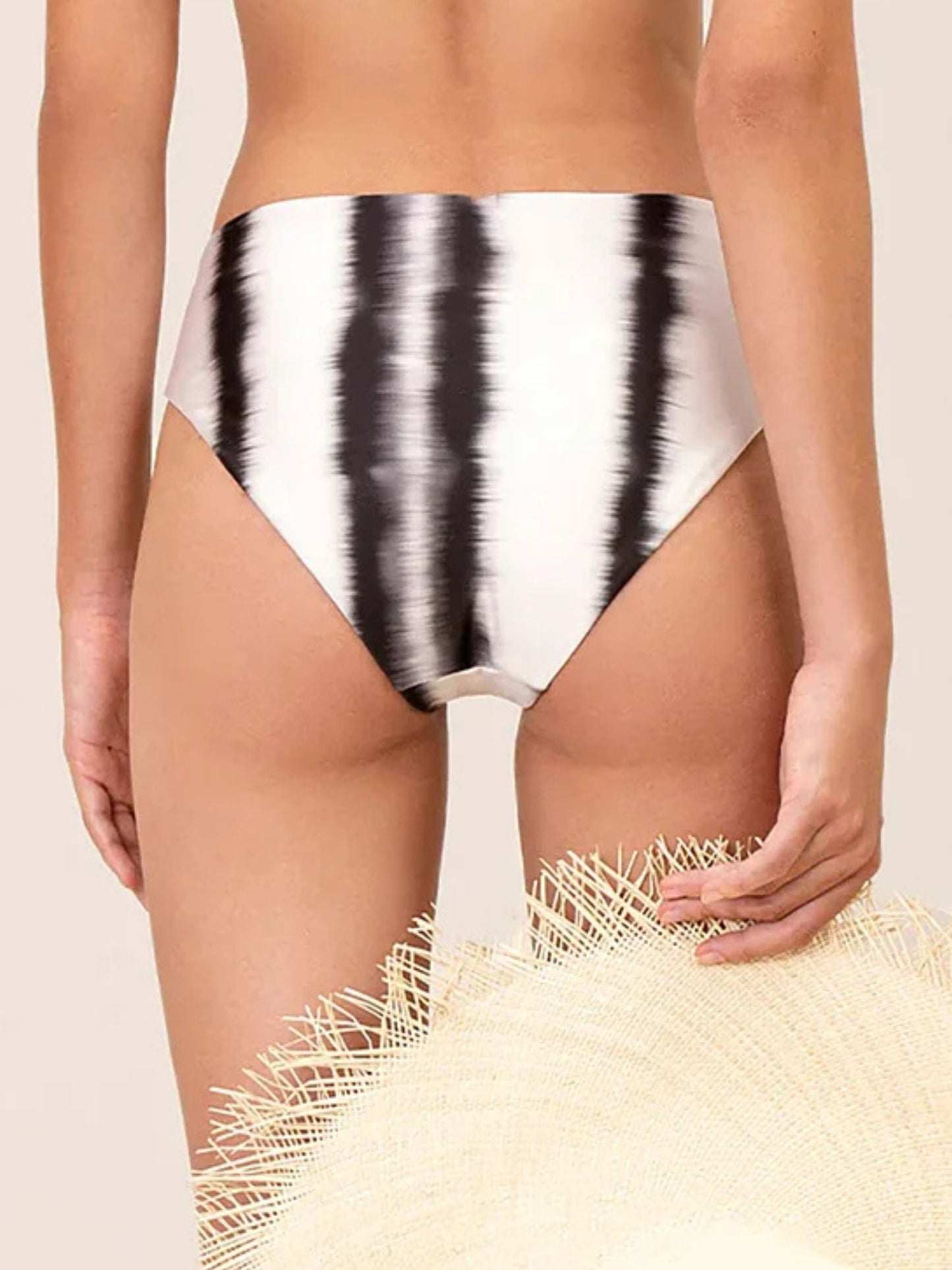 Monochrome Mirage Bikini Set And Sarong