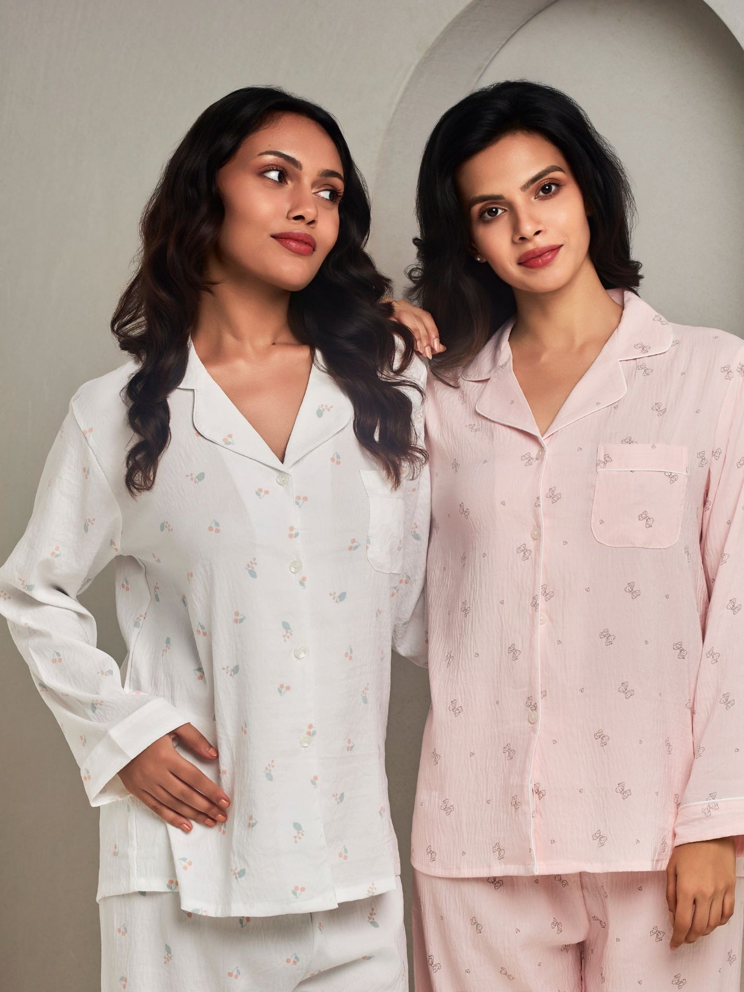 Cotton Rich Printed Loungewear Set