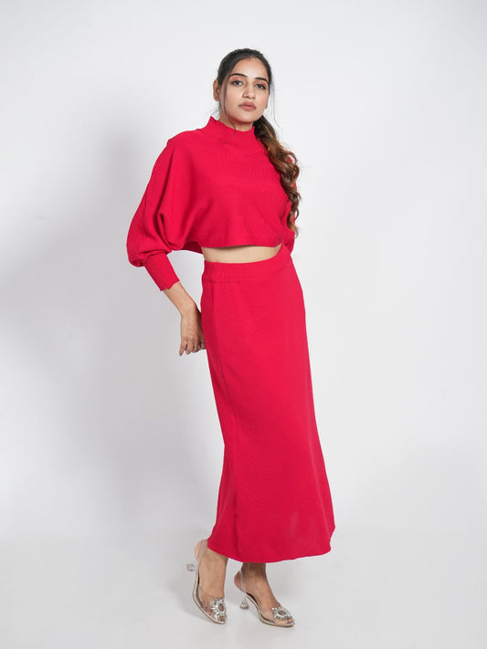 Hot Red Loungewear Set