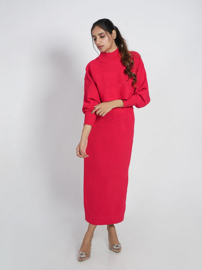 Hot Red Loungewear Set