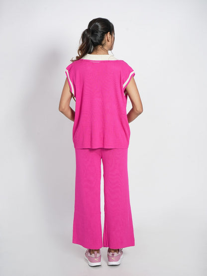 Pink Sporty Loungewear Set