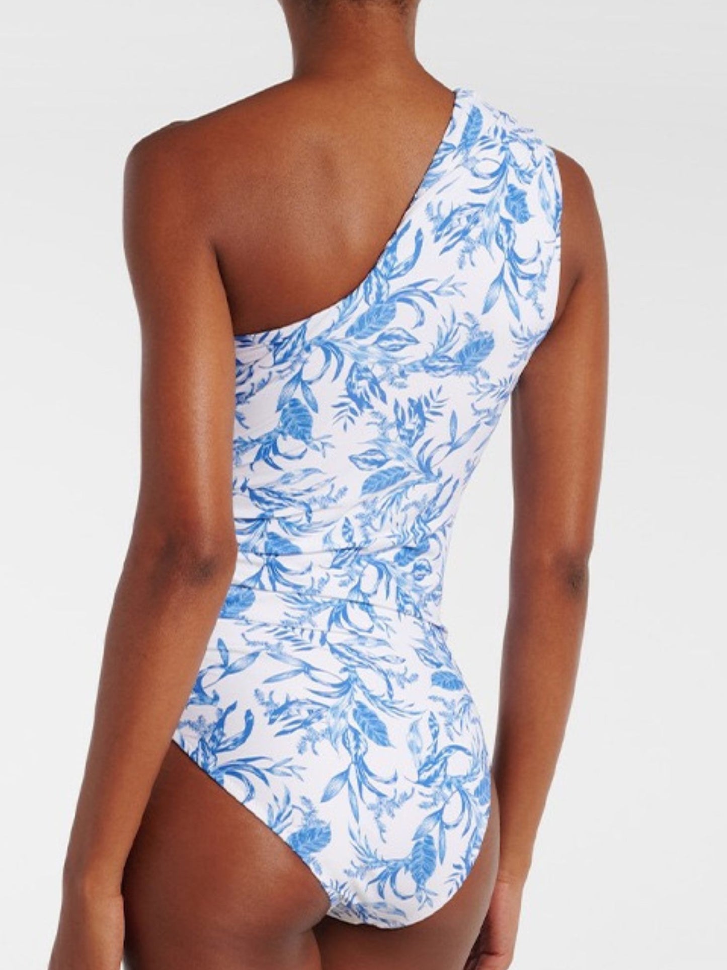 One-Shoulder Floral Monokini set