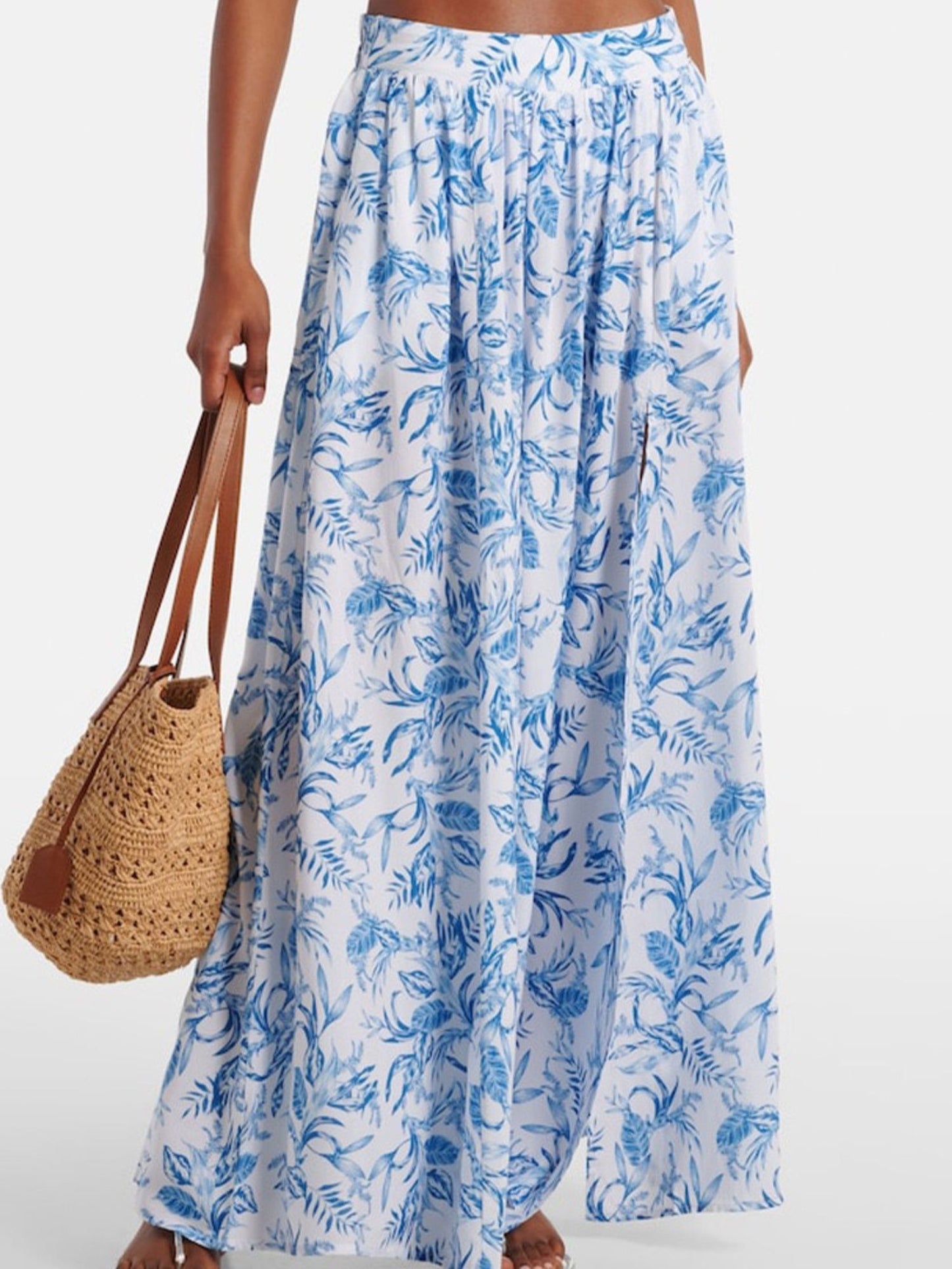 One-Shoulder Floral Monokini set