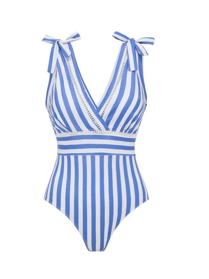 Marina Stripes Monokini & Skirt Cover-Up
