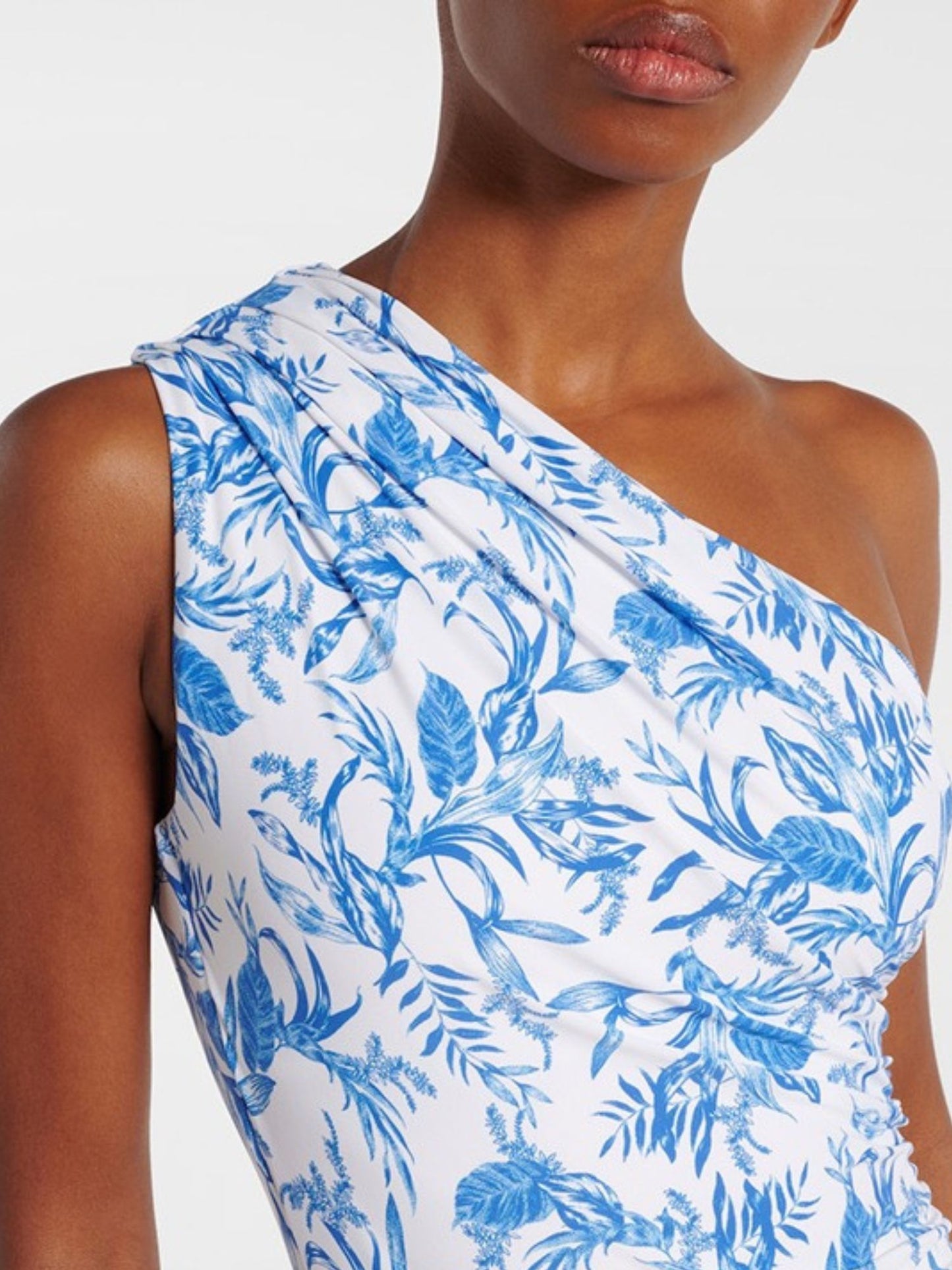 One-Shoulder Floral Monokini set