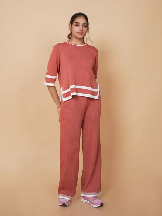 Peach Round Loungewear Set