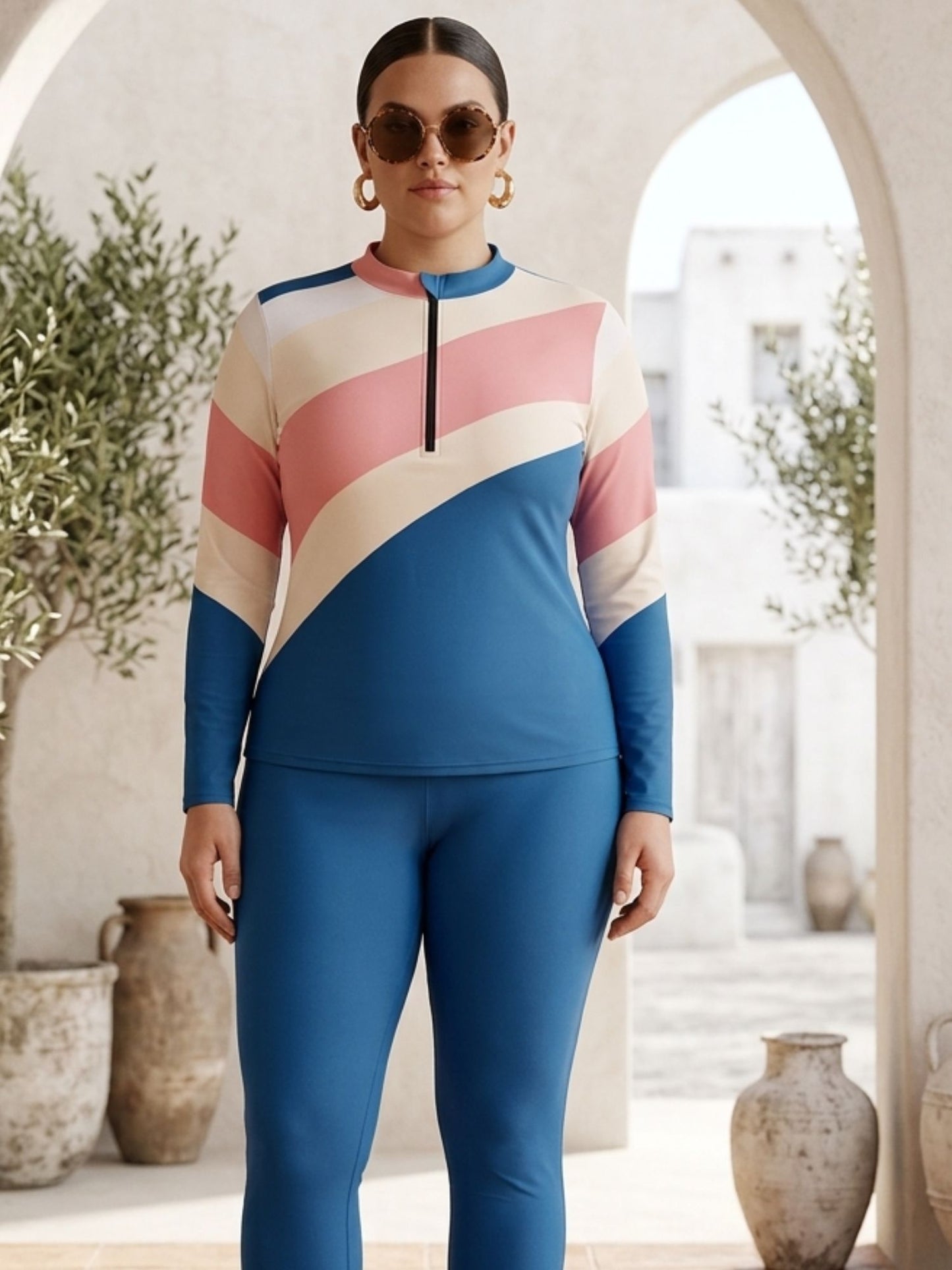Women’s Full Coverage Modest Swimwear Set