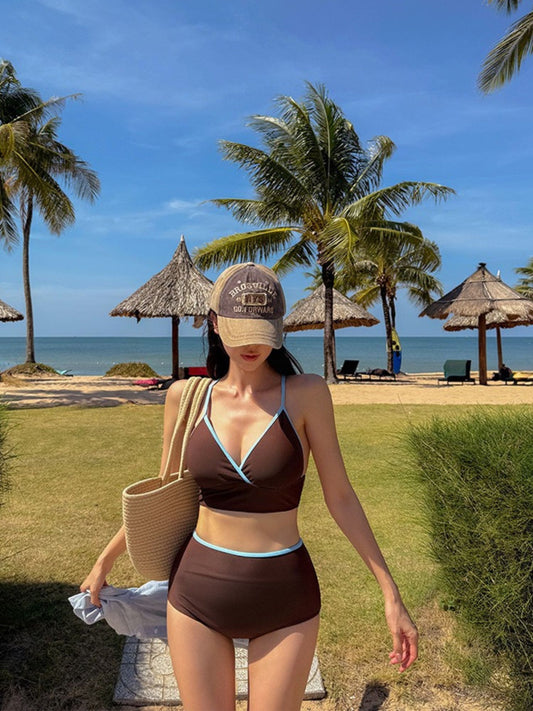 Mocha Wave Bikini Set