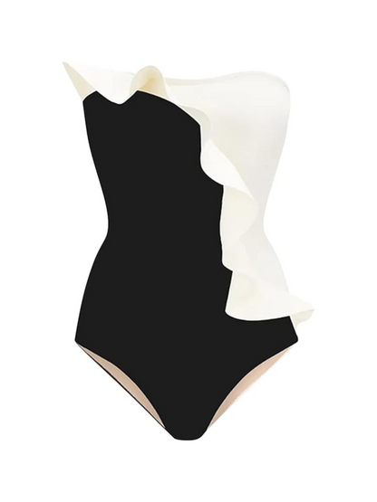 Monochromatic Ruffled Monokini