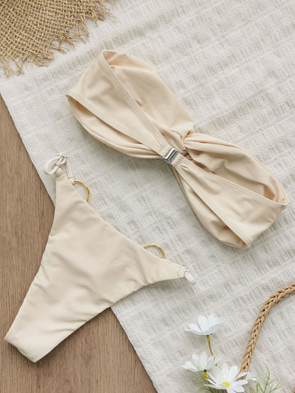 Sunkissed Sands Nude Bikini Set