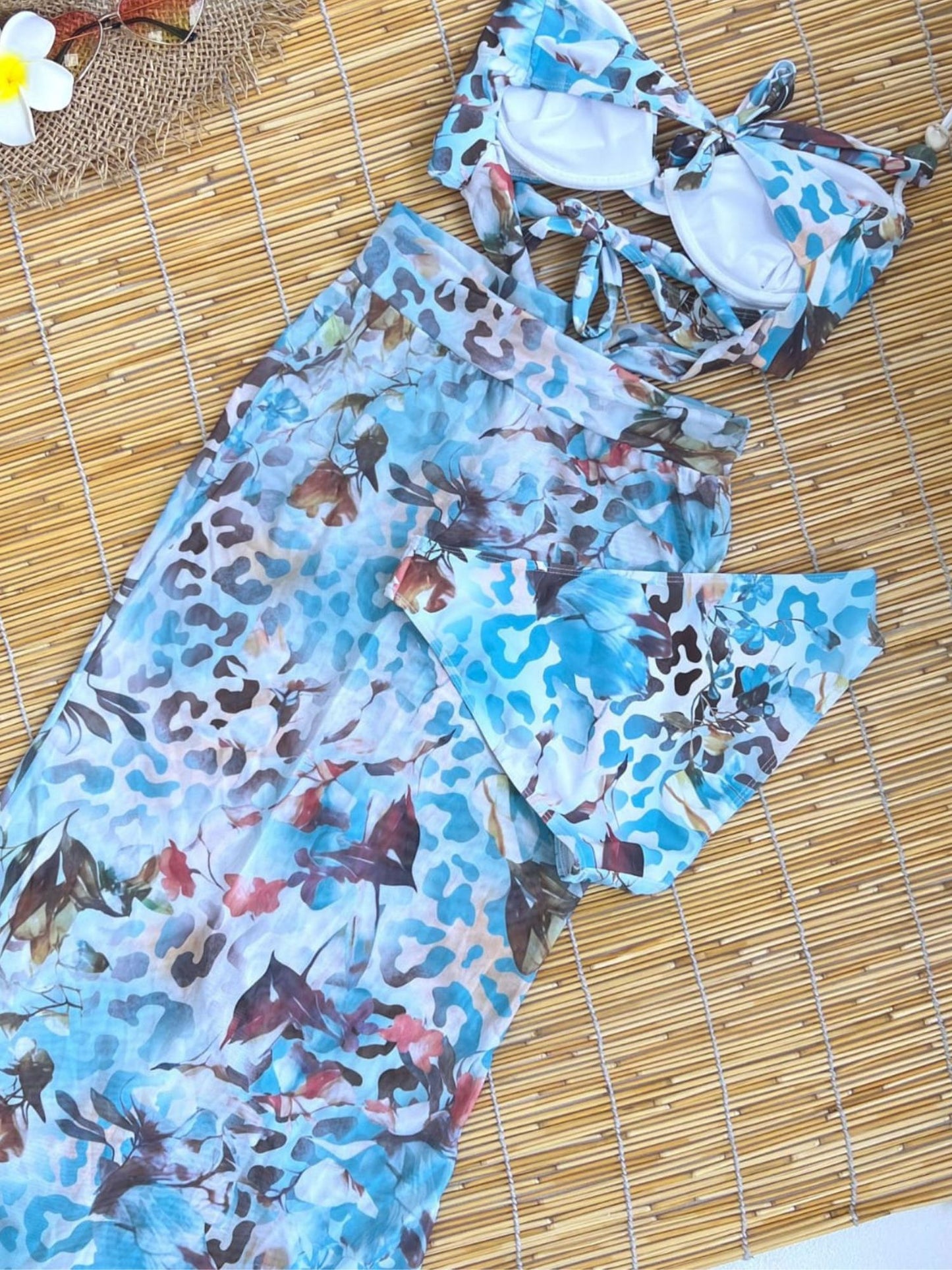 Ocean Breeze Bikini With Sarong