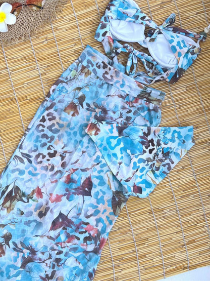 Ocean Breeze Bikini With Sarong