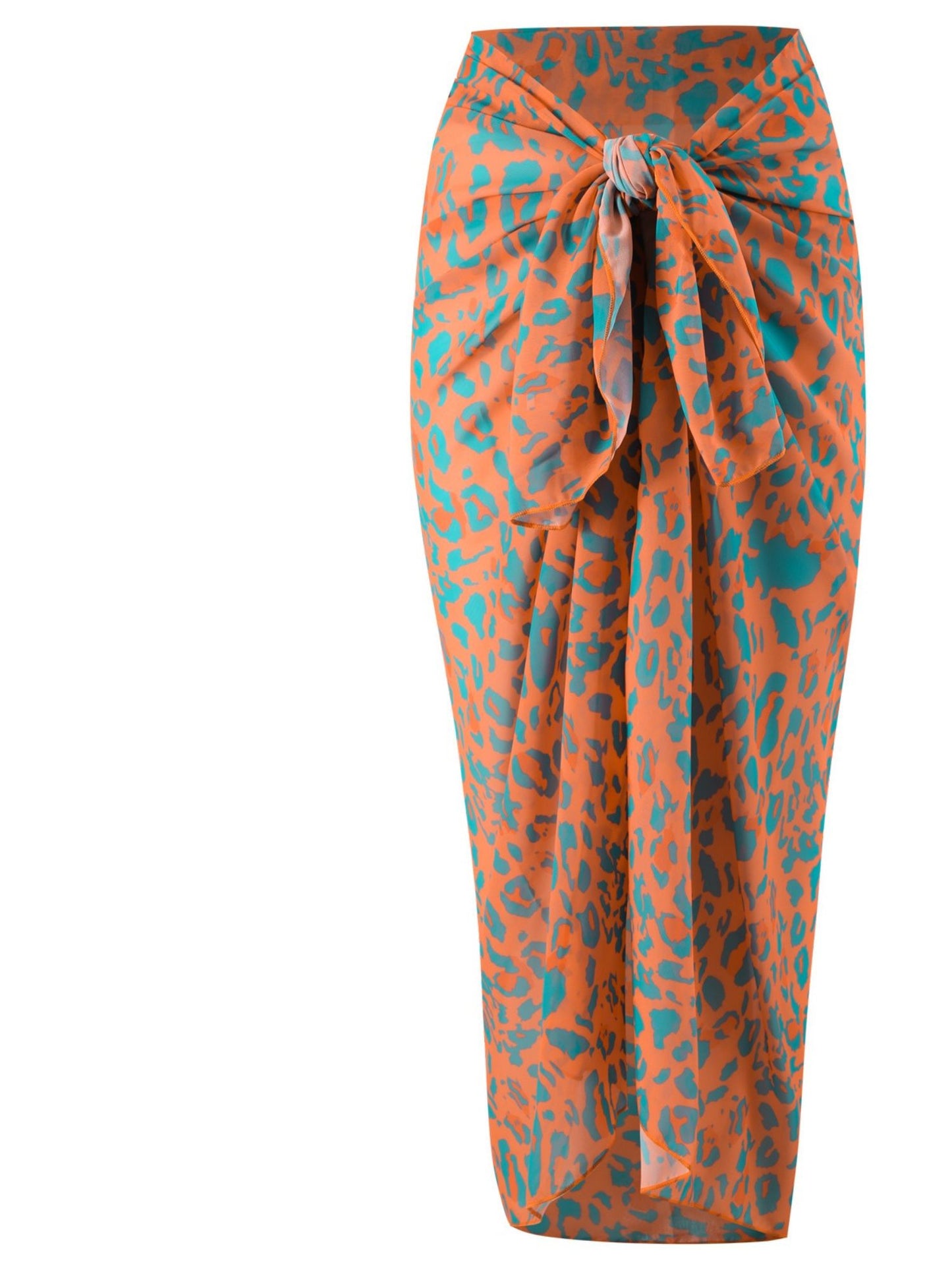 Bold Leopard Beach Cover-Up